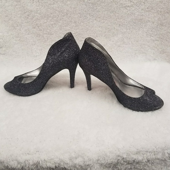 Caparros NEO Platform Open Toe Shoes Black Sz 10 - Picture 6 of 8